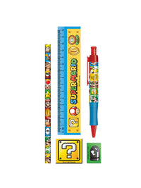 Pyramid Super Mario Colour Block 5-in-1 Stationary Set 3