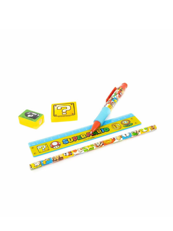 Pyramid Super Mario Colour Block 5-in-1 Stationary Set 4