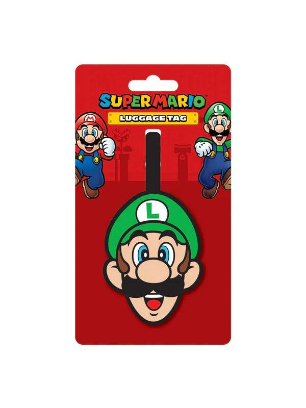 Pyramid Nintendo Mario Luigi Luggage Tag