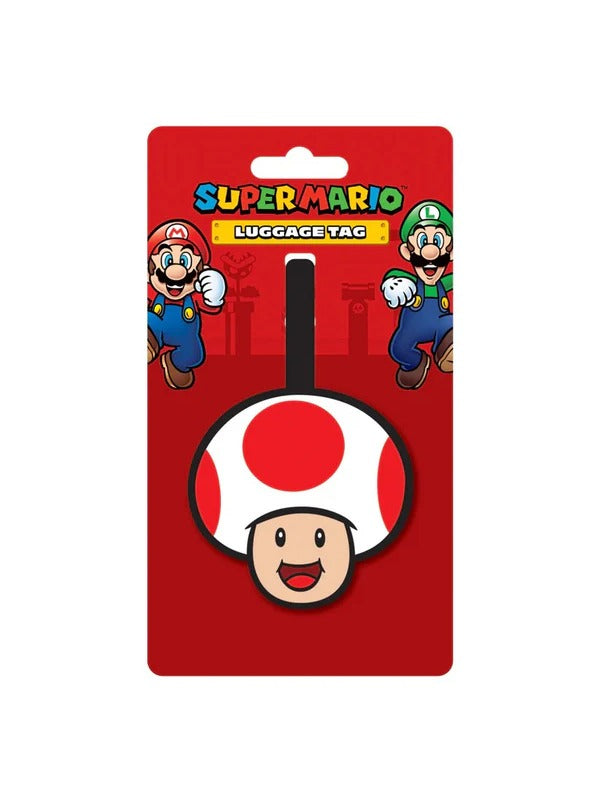 Pyramid Nintendo Mario Toad Luggage Tag