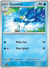 Pokemon Scarlet & Violet Paldea Evolved Quaxwell Card