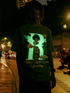 R "When Luck Comes Shooting" Luminous Glow In The Dark T-Shirt in Grey Color 13