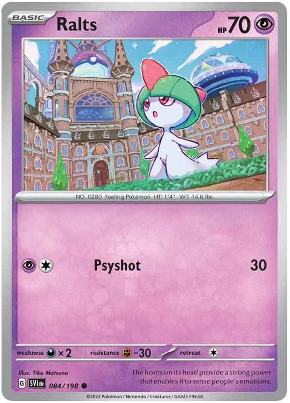 Pokemon Scarlet & Violet Ralts Card