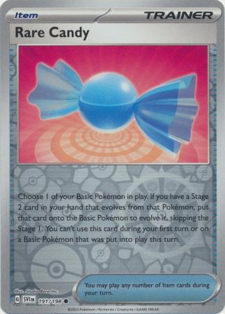 Pokemon Scarlet & Violet Rare Candy Card reverse