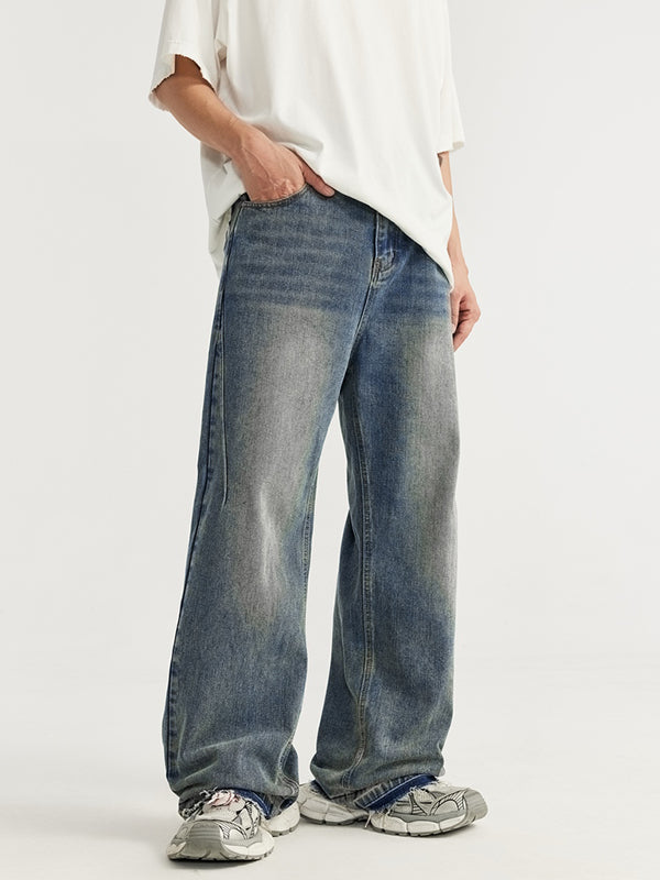 Raw Hem Wide Leg Jeans 3