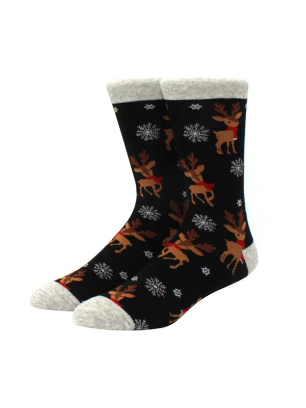 Reindeer & Snowflakes Socks