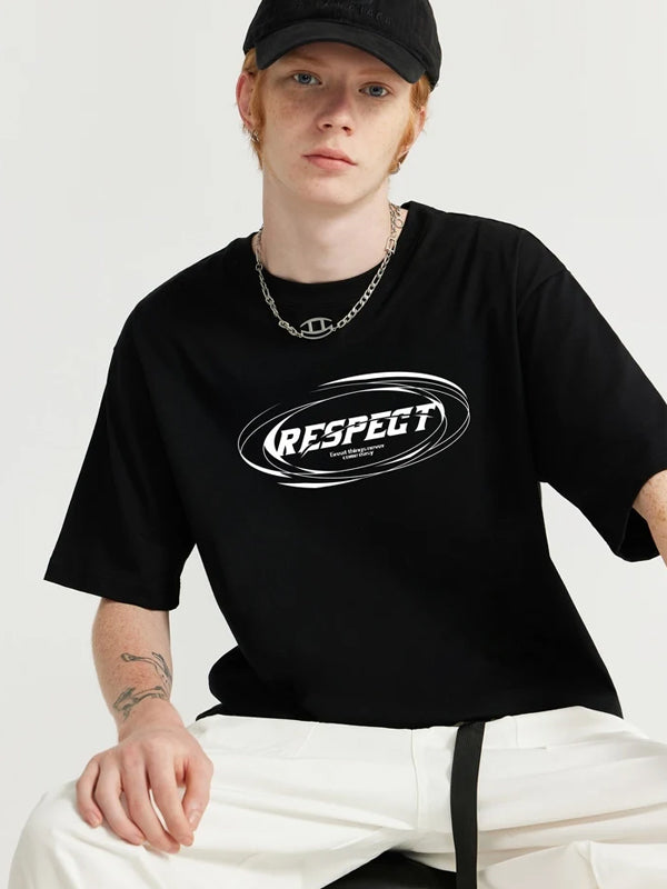 Respect T-Shirt in Black Color 3