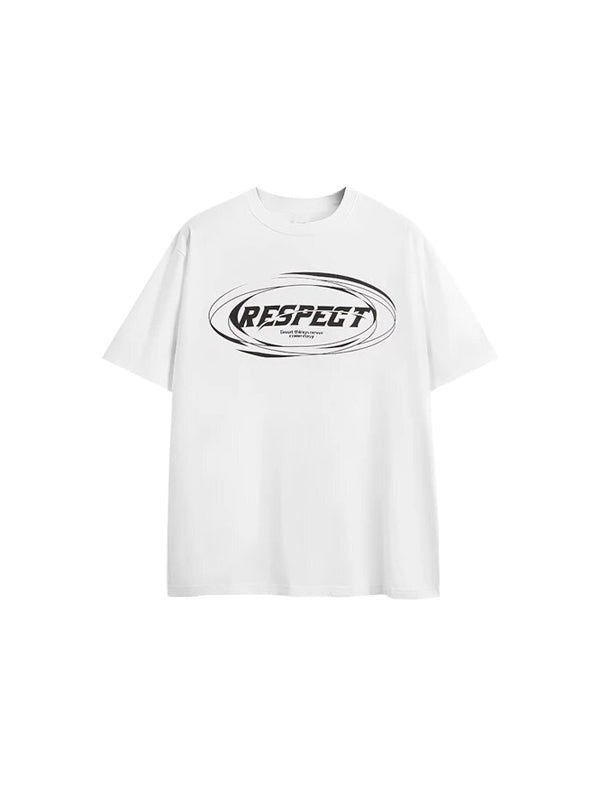 Respect T-Shirt in White Color