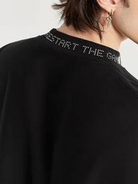 Restart The Game T-Shirt in Black Color 4