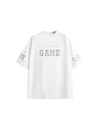 Restart The Game T-Shirt in White Color