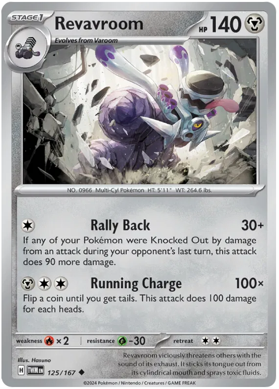 [Collector Troves] Pokemon Scarlet & Violet Twilight Masquerade Revavroom Card