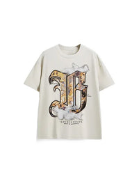 Revelations T-Shirt in Charcoal Black Color