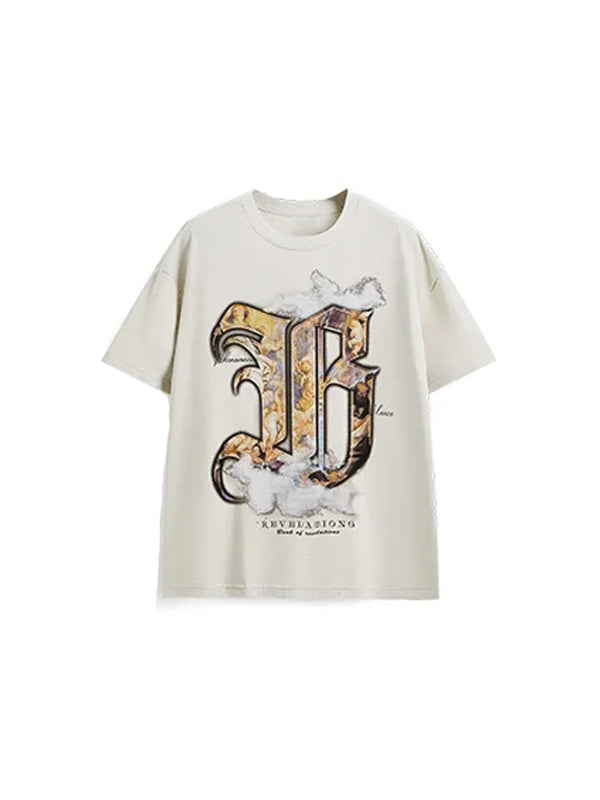 Revelations T-Shirt in Charcoal Black Color