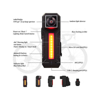 Ripoon Q100 Rear Light Bicycle Dash Camera