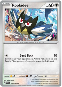 Pokemon Scarlet & Violet Paldea Evolved Rookidee Card