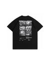 Round and Round Speculation T-Shirt in Black Color