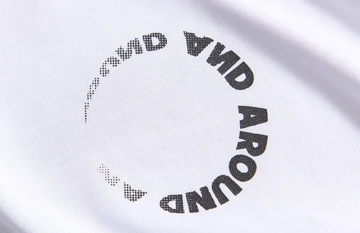 Round and Round Speculation T-Shirt in White Color