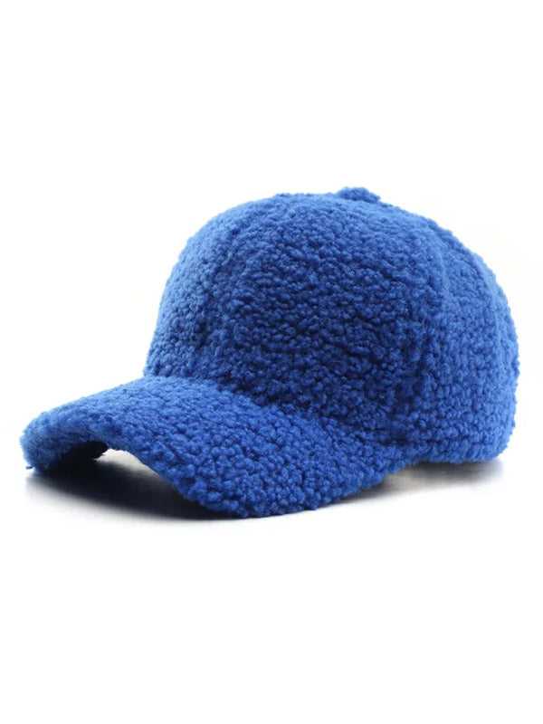 Royal Blue Artificial Wool Cap