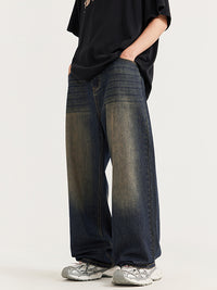 Rusty Blue Wide Leg Jeans 4