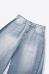 Machete Bamboo-Knit Curved Hem Jeans