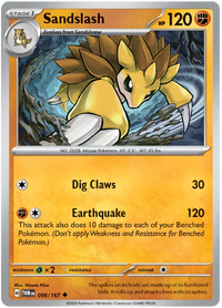 [Collector Troves] Pokemon Scarlet & Violet Twilight Masquerade Sandslash Card