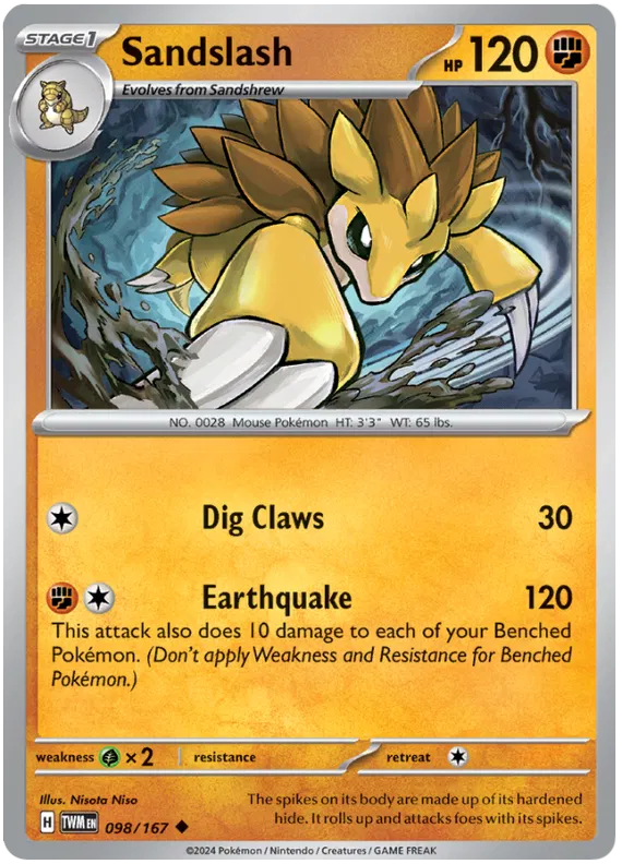 [Collector Troves] Pokemon Scarlet & Violet Twilight Masquerade Sandslash Card