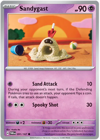 [Collector Troves] Pokemon Scarlet & Violet Twilight Masquerade Sandygast Card