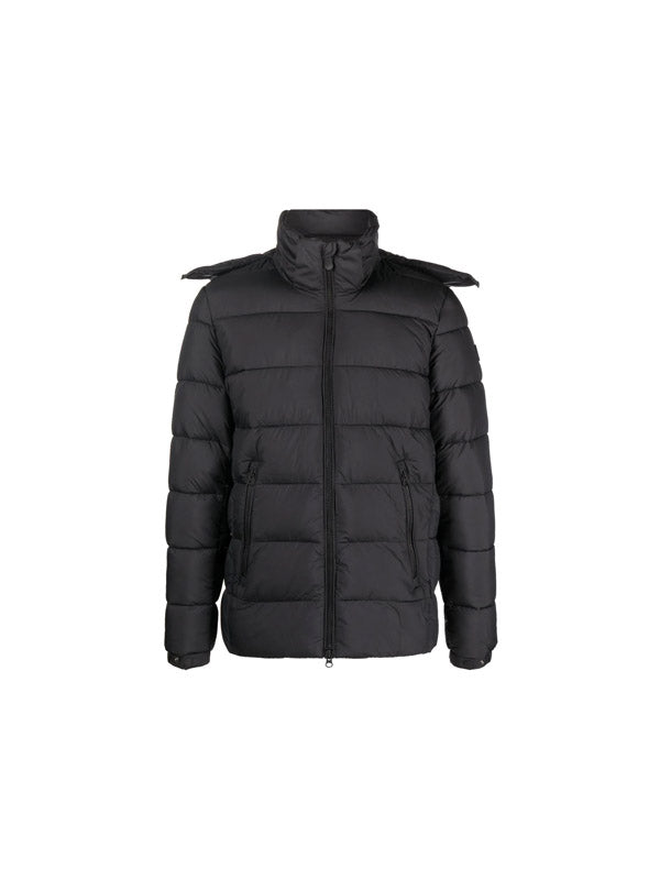 Save The Duck Boris Hooded Puffer Jacket in Black Color 2