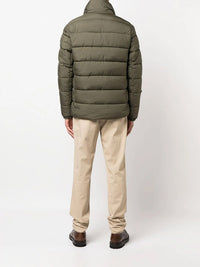 Save The Duck Boris Hooded Puffer Jacket in Green Color 11