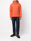 Save The Duck Boris Hooded Puffer Jacket in Orange Color 2