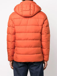 Save The Duck Boris Hooded Puffer Jacket in Orange Color 4