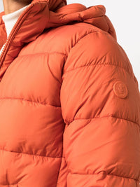 Save The Duck Boris Hooded Puffer Jacket in Orange Color 5