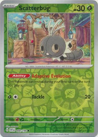 Pokemon Scarlet & Violet Scatterbug Card reverse