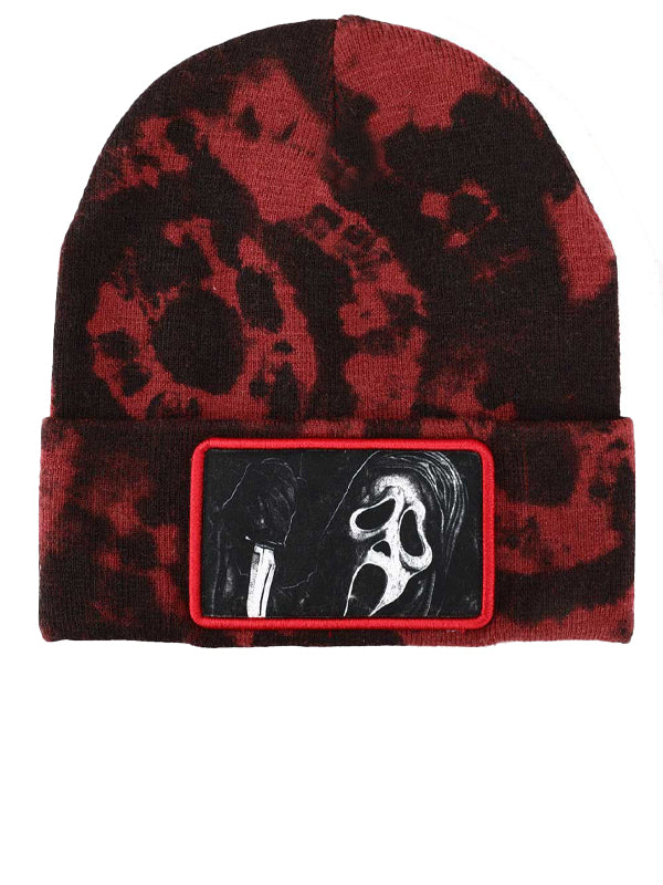 Scream Ghost Face Patch Beanie