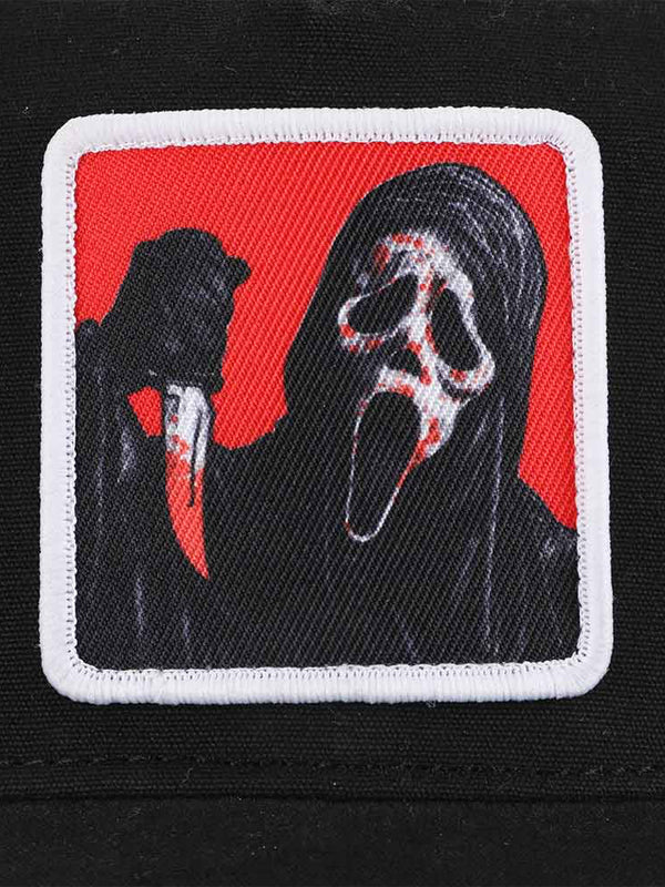 Scream Ghost Face Patch Cap 3