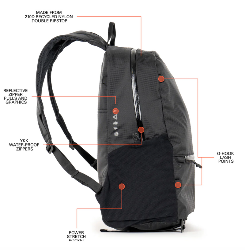 Boundary Supply Rennen Ripstop Daypack in Black Color 10