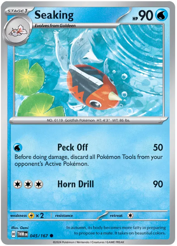 [Collector Troves] Pokemon Scarlet & Violet Twilight Masquerade Seaking Card