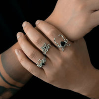 Set of 3 Spider Rings 3