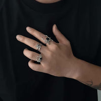 Set of 3 Spider Rings 5