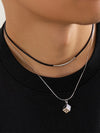 Set of 2 Layered Dice Necklaces 4