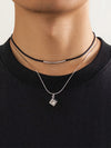 Set of 2 Layered Dice Necklaces 5