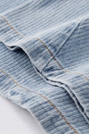 Machete Bamboo-Knit Curved Hem Jeans
