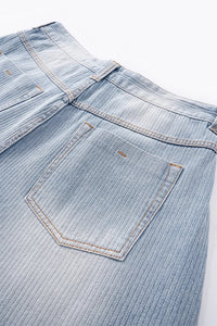 Machete Bamboo-Knit Curved Hem Jeans
