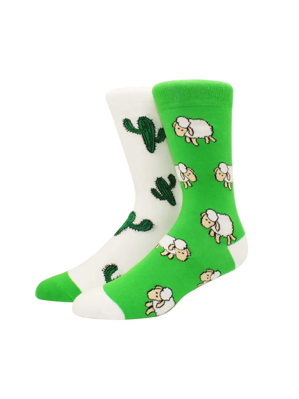 Sheep & Cactus Socks