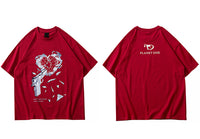 Shoot Your Heart T-Shirt in Red Color 4
