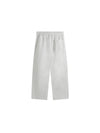 Side Pleated Sweatpants in Light Grey Color 2