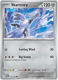 [Collector Troves] Pokemon Scarlet & Violet Twilight Masquerade Skarmory Card