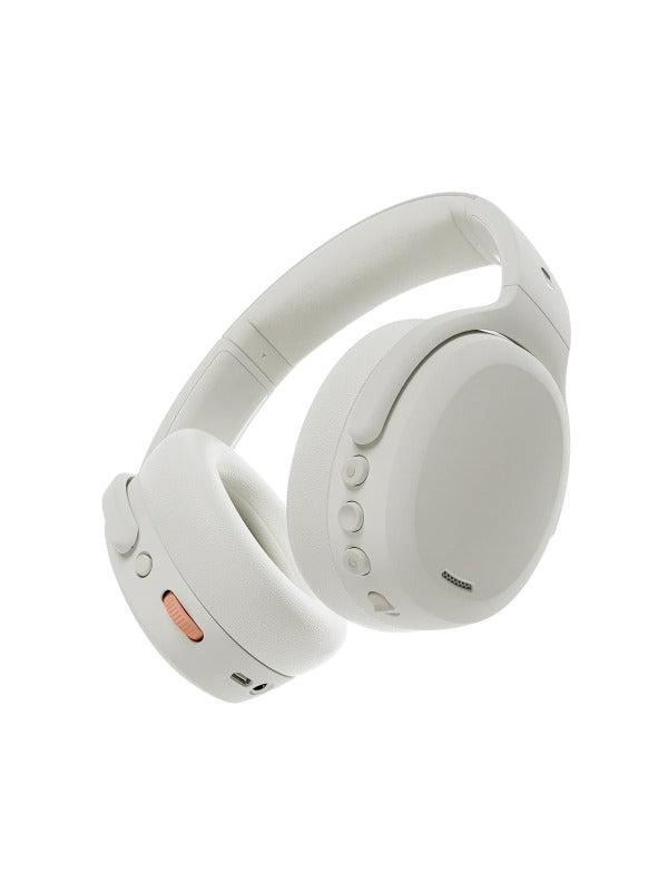 Skullcandy Crusher ANC 2 Wireless Over-Ear in Bone/Orange Glow Color