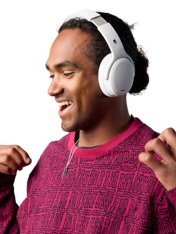 Skullcandy Crusher ANC 2 Wireless Over-Ear in Bone/Orange Glow Color 5