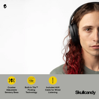 Skullcandy Crusher® Wireless Immersive Bass Over-Ear Headphones in Black Color 5